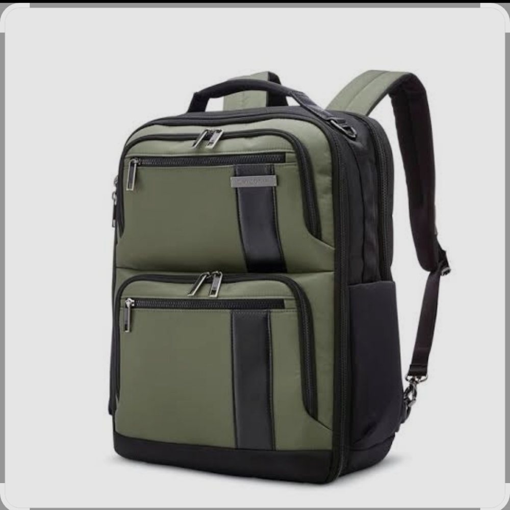 Samsonite Green & Black Nuroad 14.1" Backpack Unisex